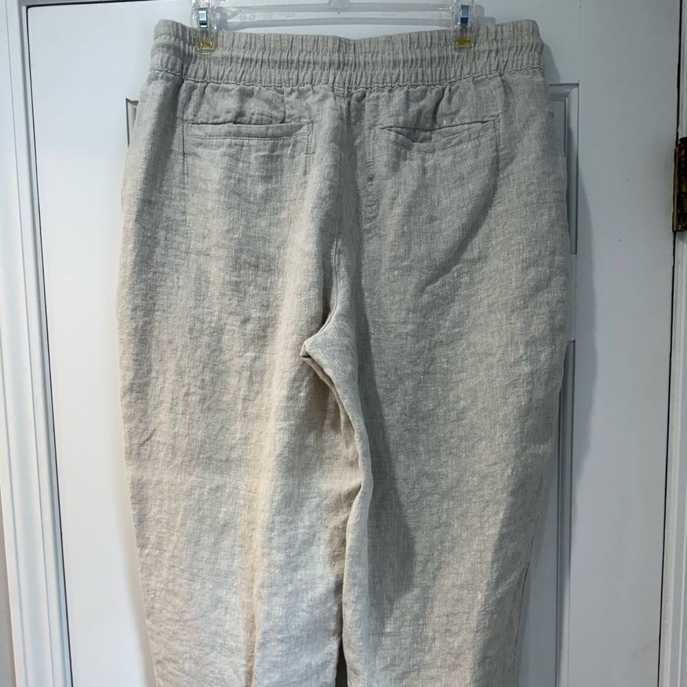 Athleta Cream/light Khaki Ankle Cropped Pants - Picture 4 of 7